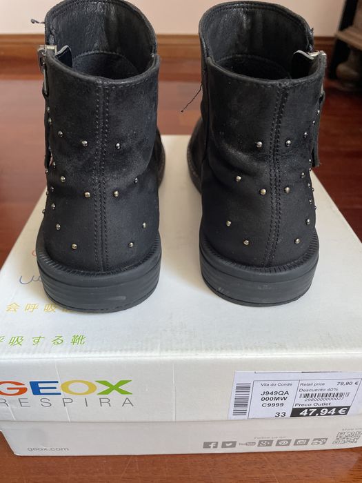 Botas para menina GEOX (tamanho 33)