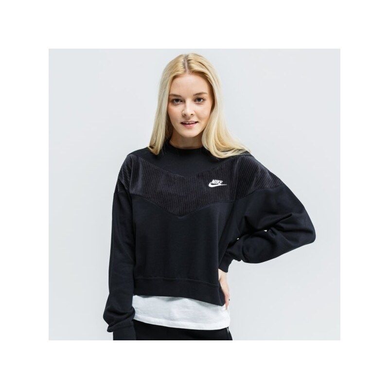 NIKE VELOUR NSW HRTG (S) свитшот велюровый женский вильветовый флис
