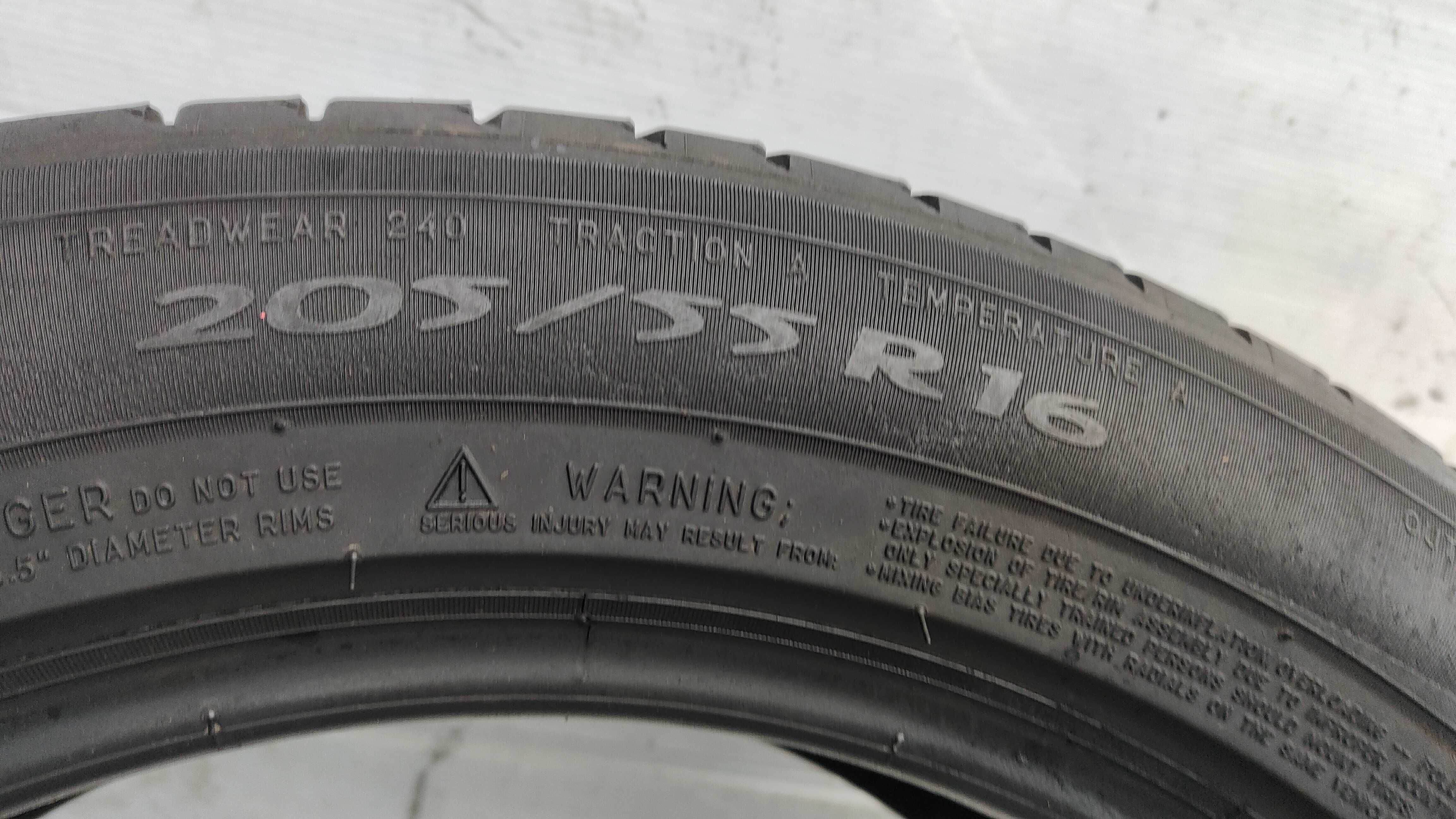 Opony Letnie 205/55/16 Michelin 2szt 6mm