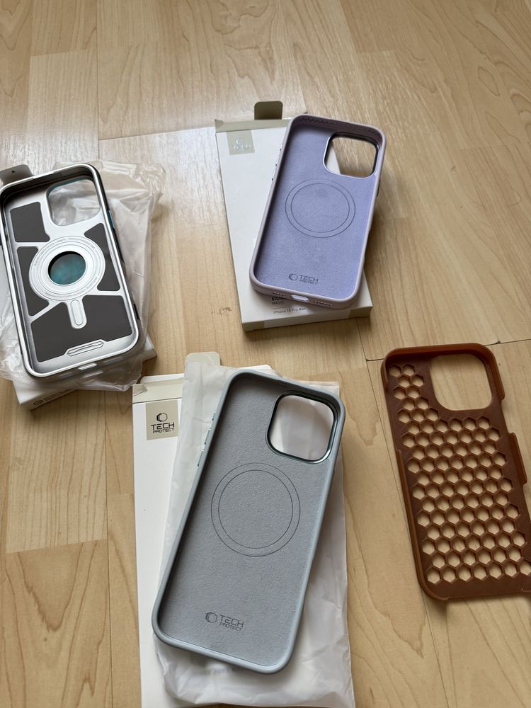 Iphone 16 pro max etui Spigen Classic C1 + 2szt Uniq