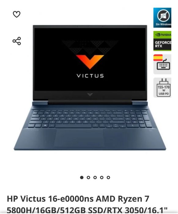 Hp Victus 16 (como novo) sem marcas de uso