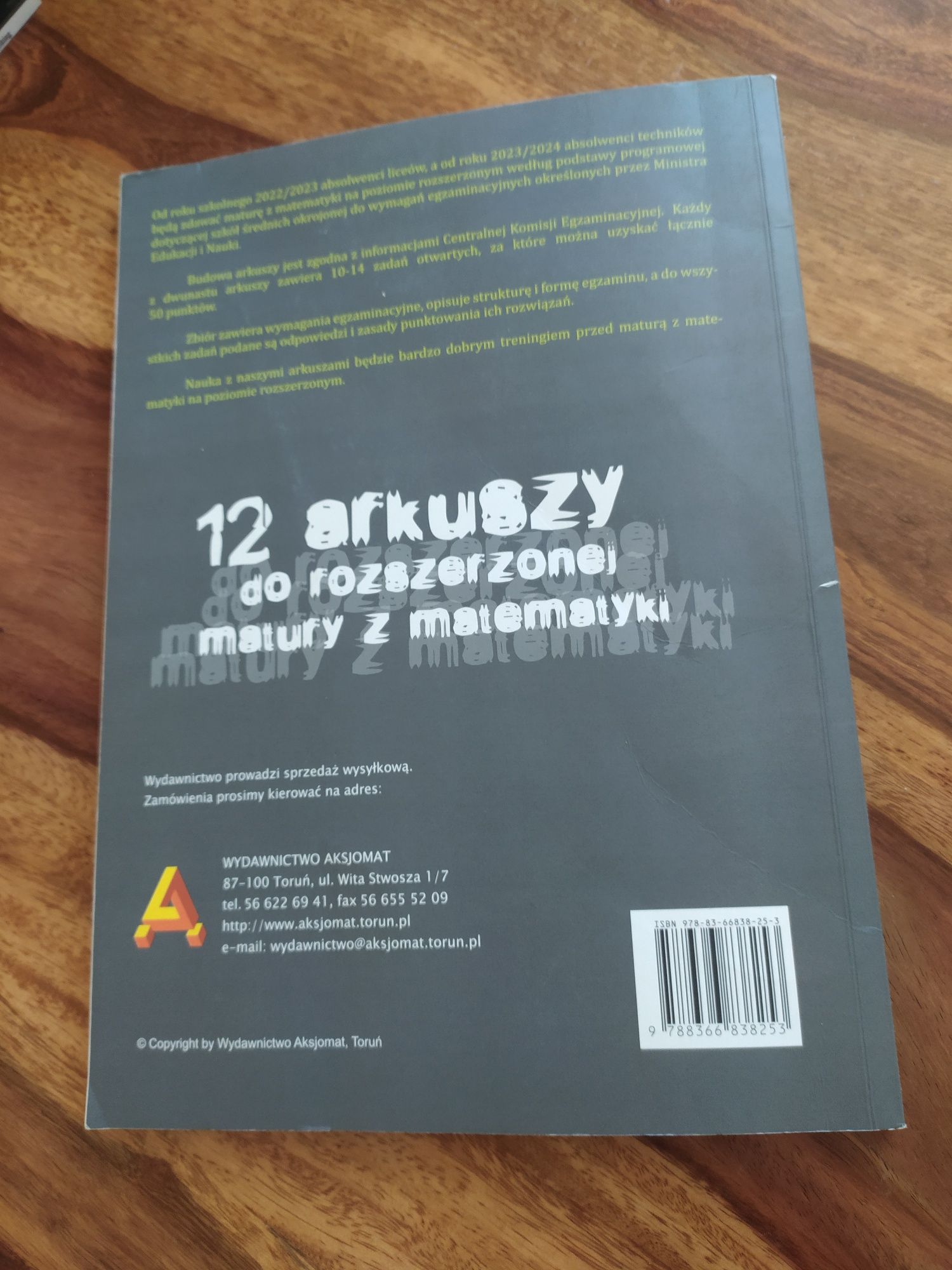 Matura Poziom Rozszerzony Arkusze Maturalne Matematyka 2022/2023/2024