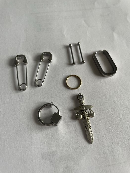 Пирсинг сережки из мед стали