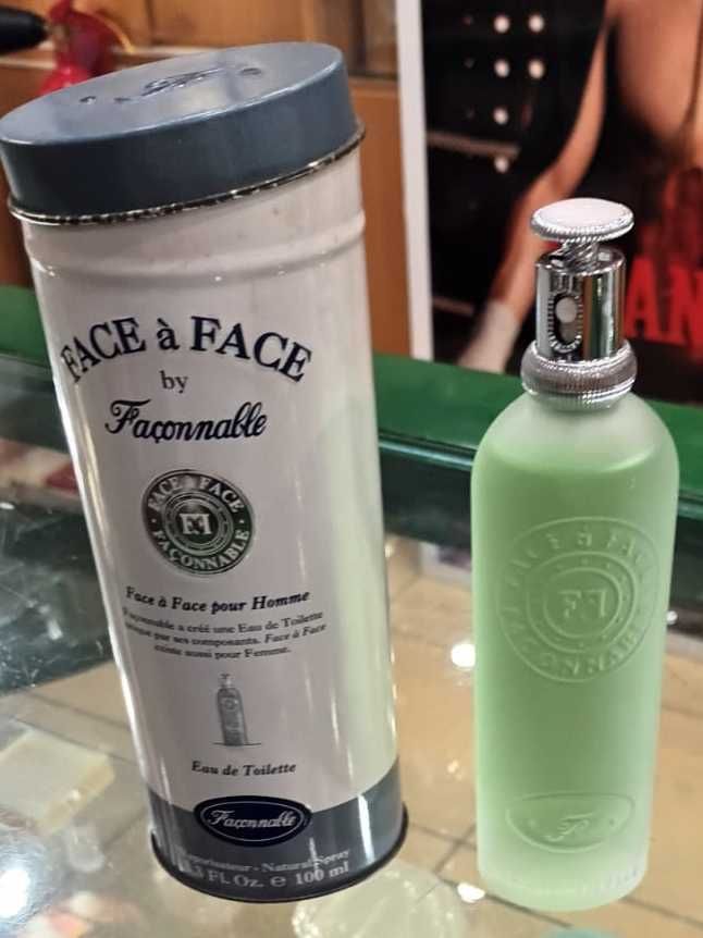 perfume homem vintage face á face de faconnable 100 ml