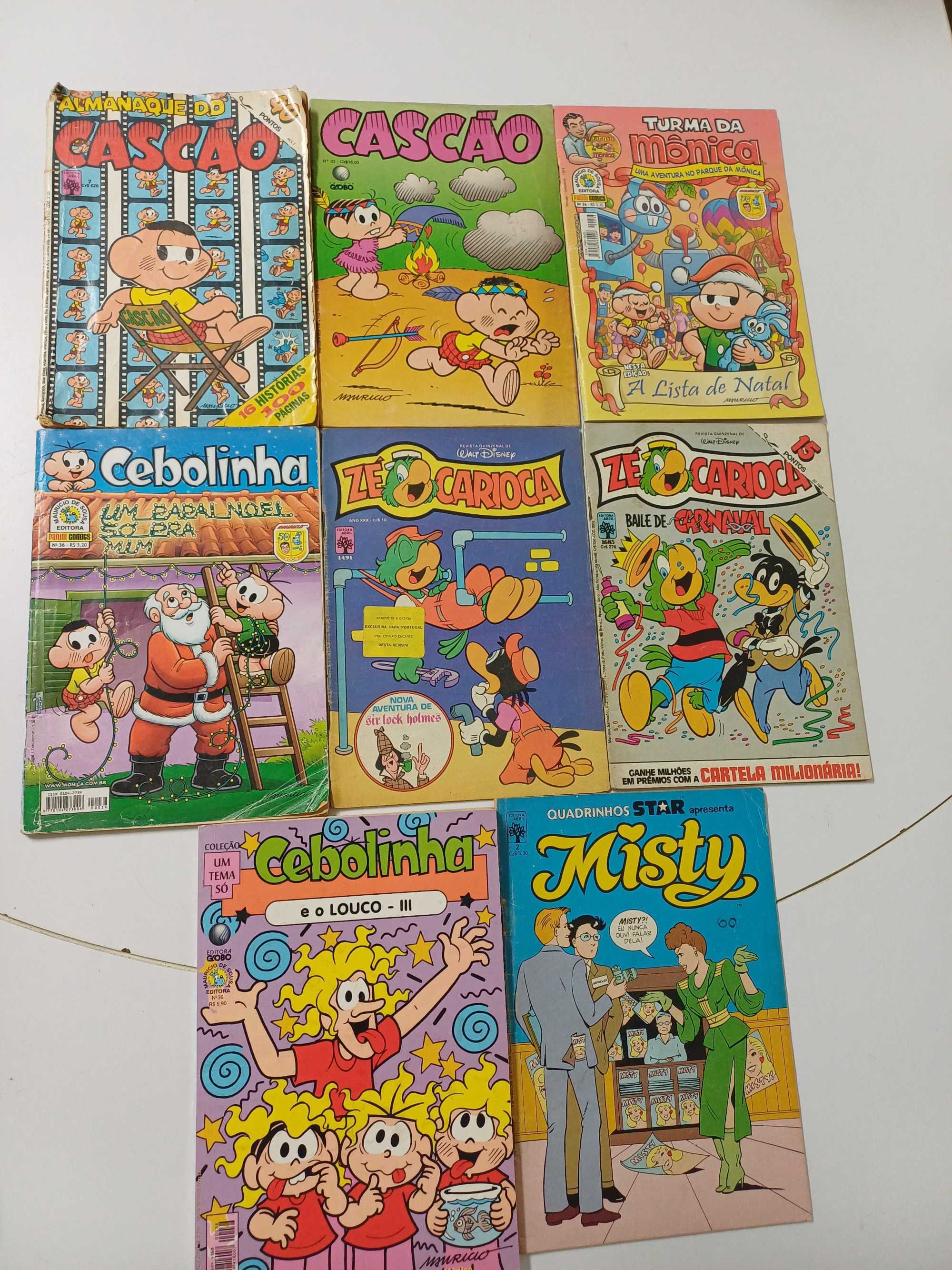 Livros de banda desenhada 8 unidades
