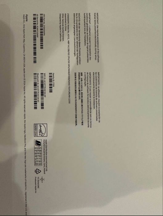 MacBook Pro M4 14” z wyświetlaczem nanostrukturalnym