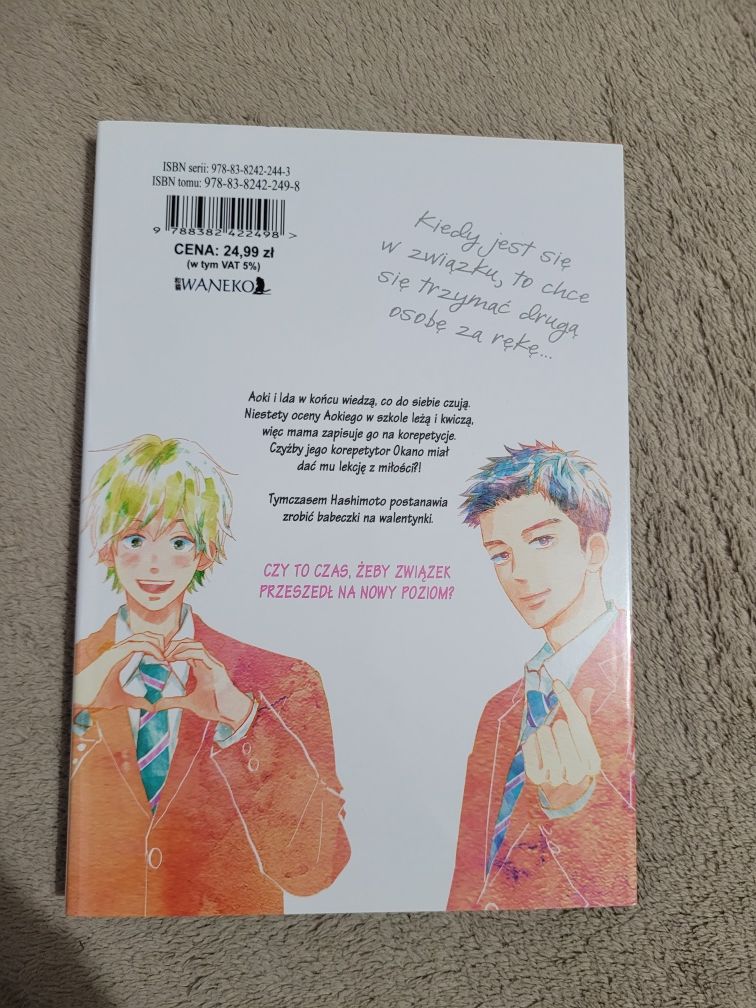Manga Pożegnanie pierwszej miłości tom 5 anime waneko love kawaii