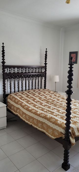 Cama de bilros vintage