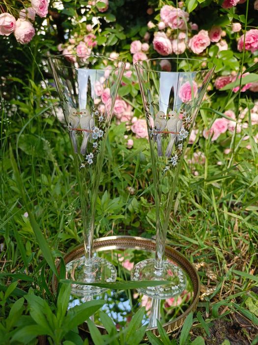 Весільні бокали для шампанського 2шт