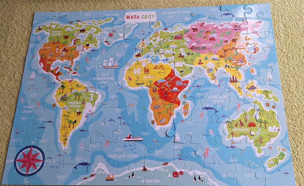 Пазли для дітей dodo 5+ 100 елементів