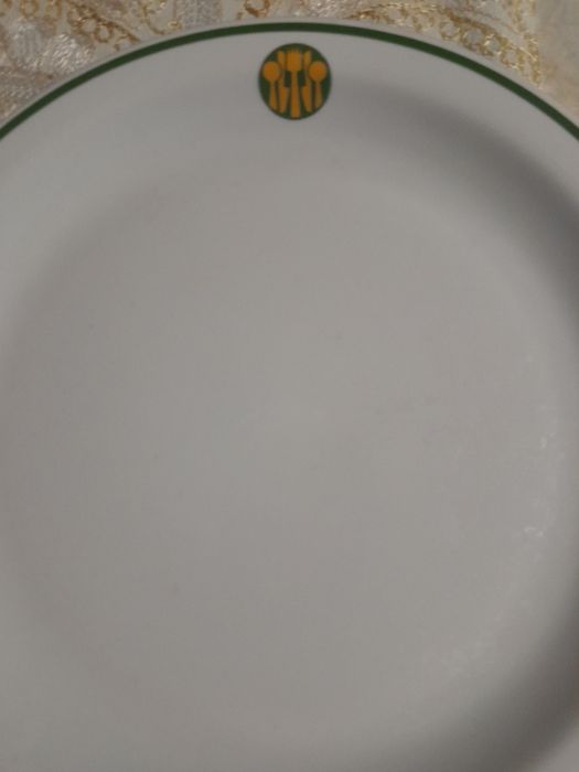 Talerze Łubiana porcelana