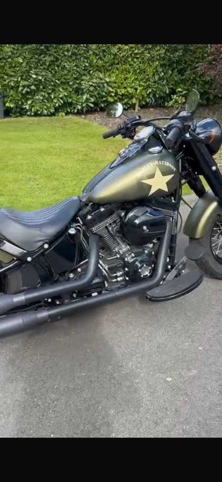 Harley Softail Slim S 110 Green Denim Nacional