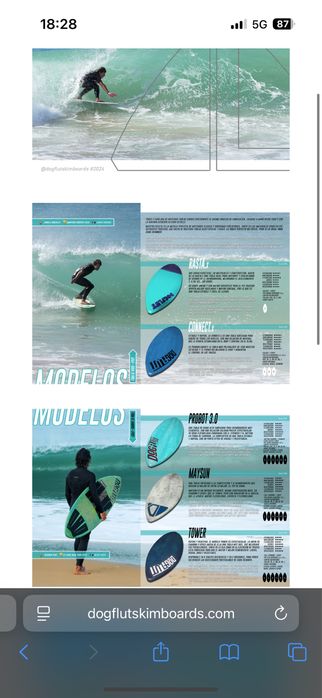 Prancha Skimboard Gorg DocFlut Tower