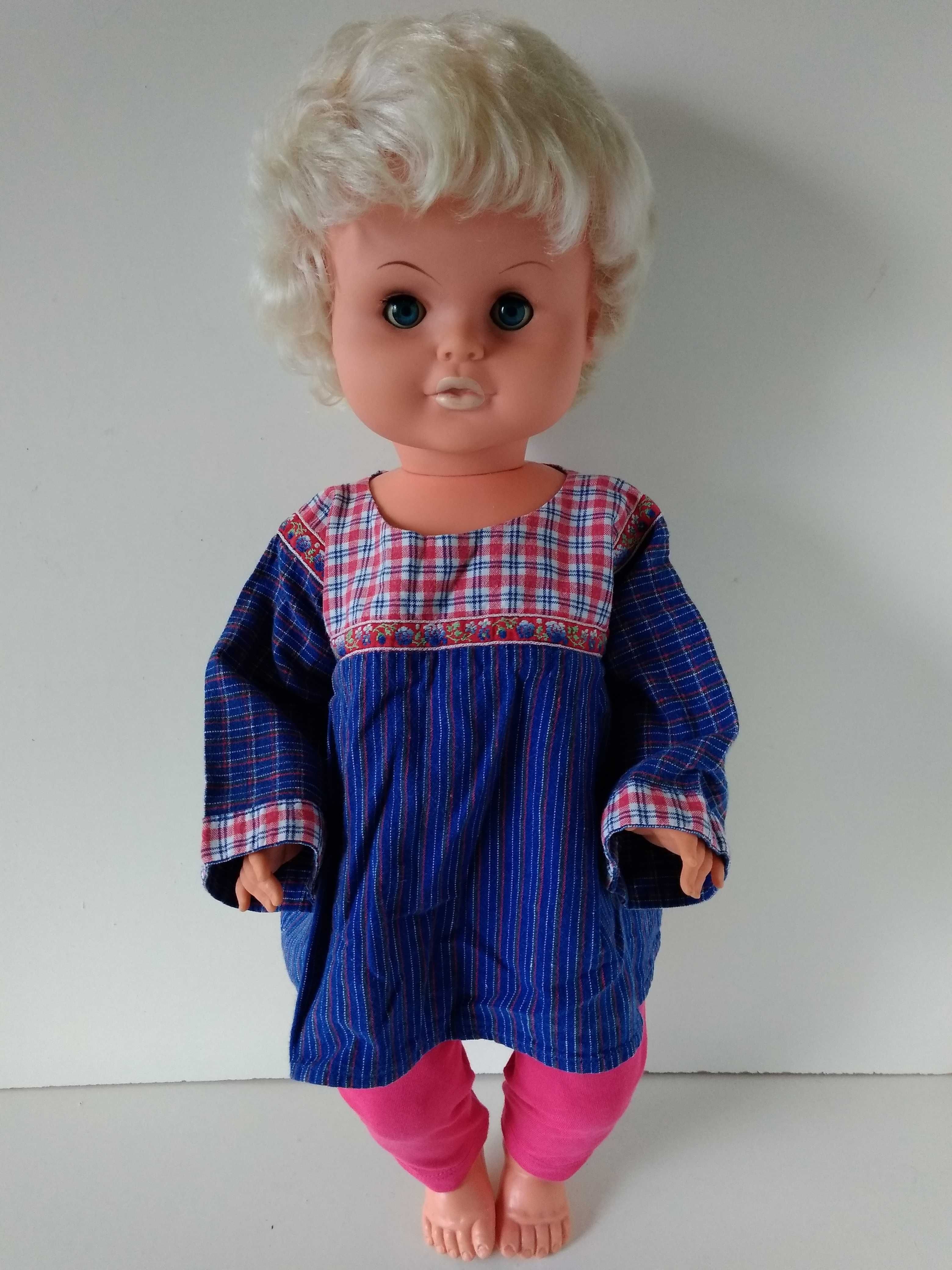 50 см Кукла блондинка пластмассовая резиновая лялька Германия ГДР СССР
