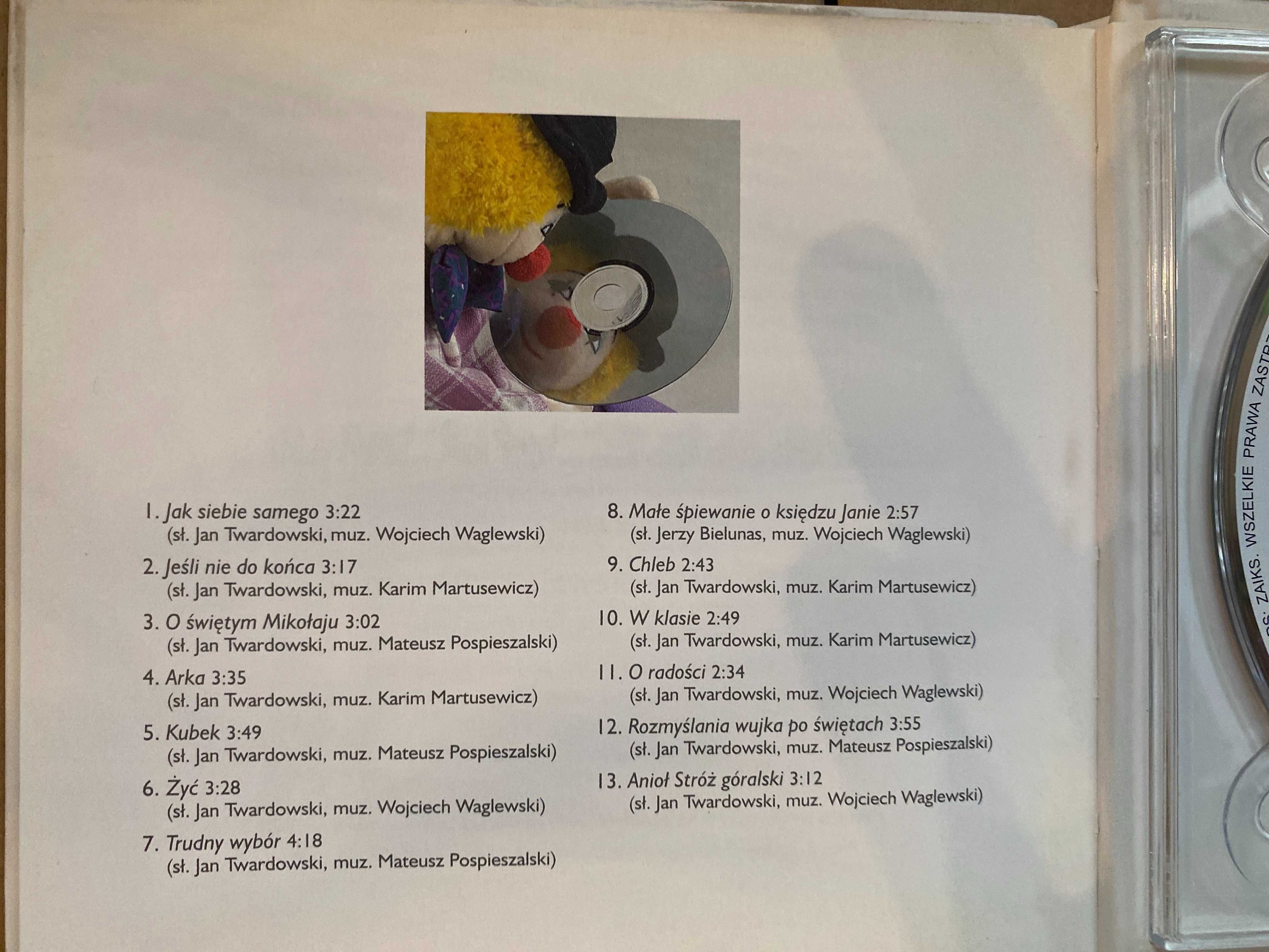 Małe WU WU śpiewa wiersze ks. Jana Twardowskiego - płyta CD