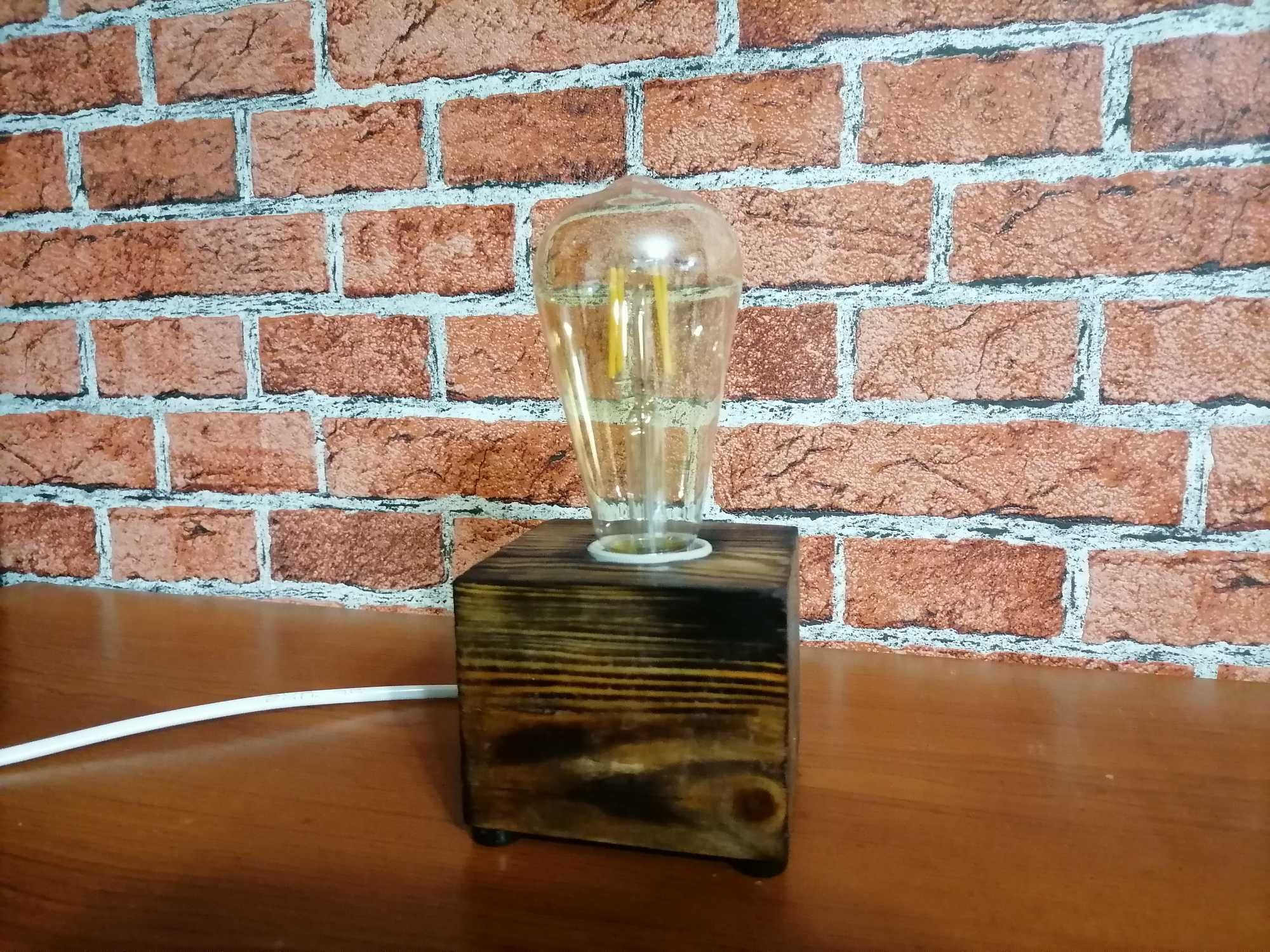 Светильник настольная лампа ночник в стиле лофт