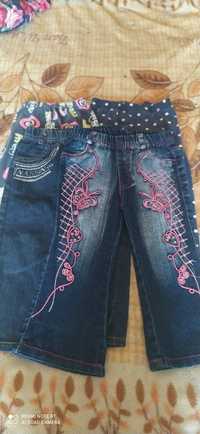 Продам штанці джинси та лосини на дівчинку 1-2 роки