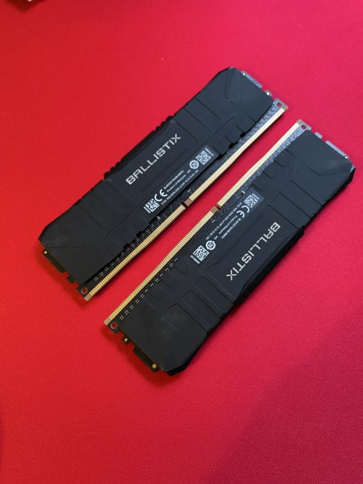 ОЗУ Crucial DDR4 16GB (2x8GB) 3200Mhz Ballistix Black RAM