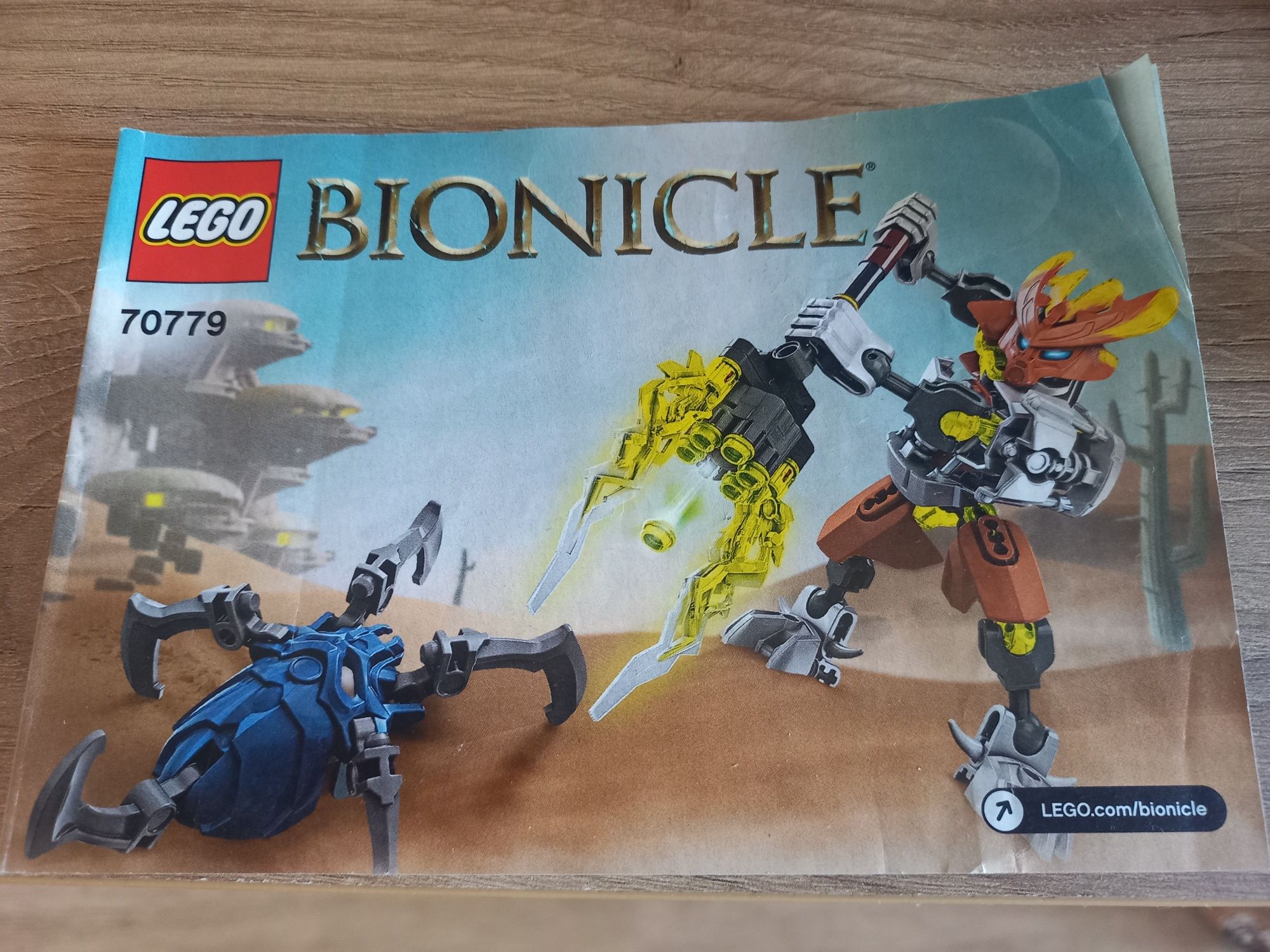 LEGO Bionicle 70779 Obrońca Skał Protector of Stone 2015 rok kompletny