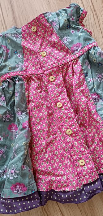 M&S 62 kwiatowa etno boho sukienka dla dziewczynki 3-6 m