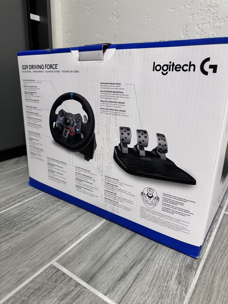 Проводной руль Logitech G29 Driving Force PC/PS3/PS4/PS5