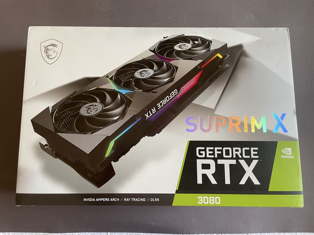 Видеокарта MSI RTX 3080 SUPRIM X 10Gb/GDDR6X/320bit