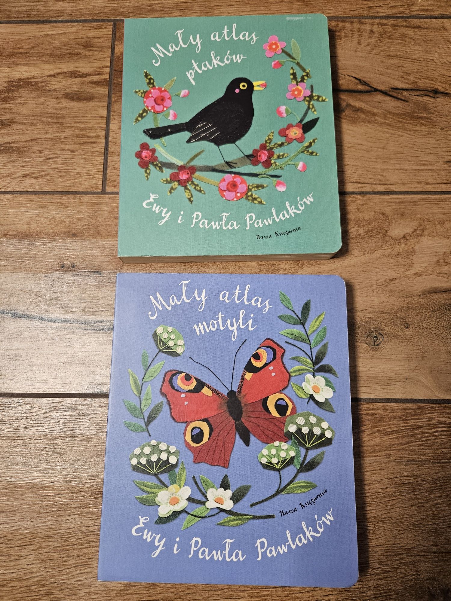 Mały atlas ptaków atlas motyli