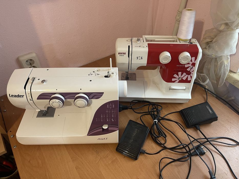 Швейні машинки (одним лотом) - Veritas (робоча), Leader (під ремонт)