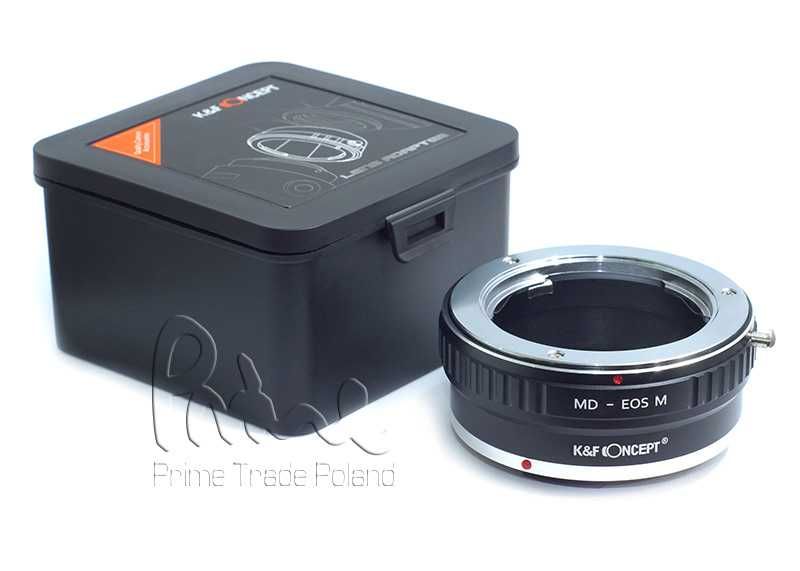 Adapter Minolta MD na EOS M EF-M K&F Concept jakość ma znaczenie