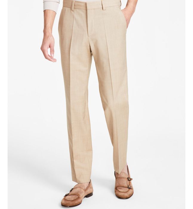 Бежеві брюки чоловічі Hugo Boss - Modern Fit Suit Pants
