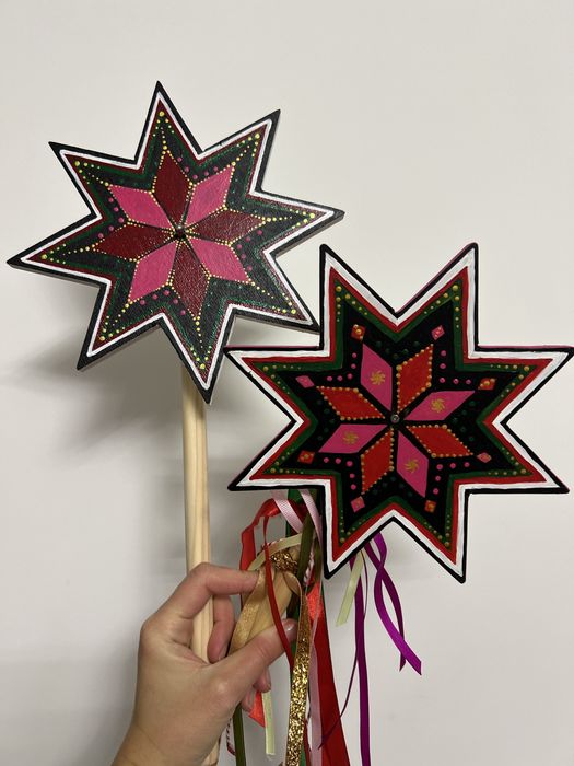 Зірки різдвяні ручної роботи