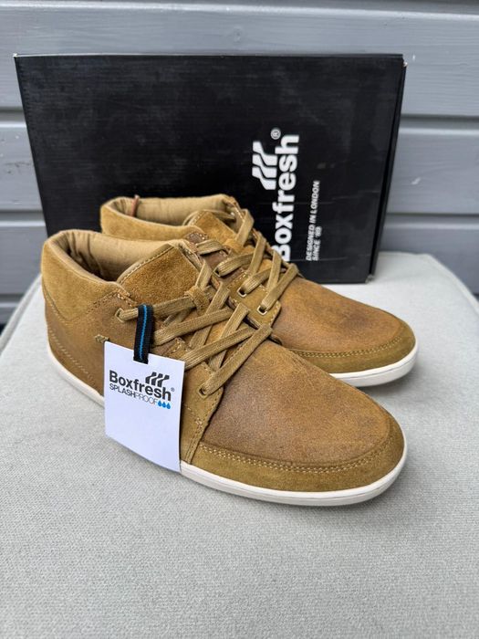 Nowe buty męskie BOXFRESH woskowany zamsz brązowe 40