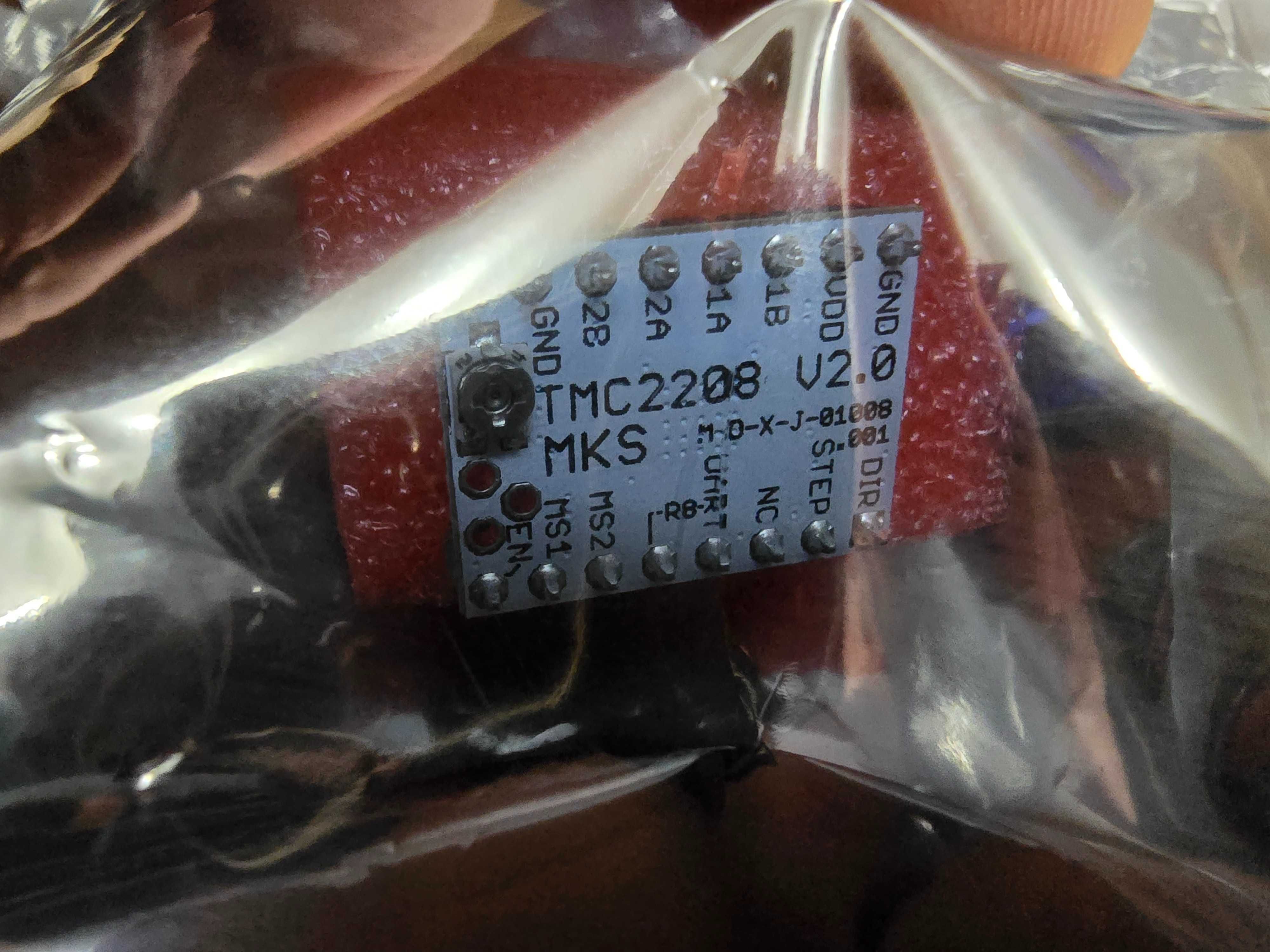5x Sterownik silnika do drukarki 3D Stepstick MKS TMC2208 v2 radiatory
