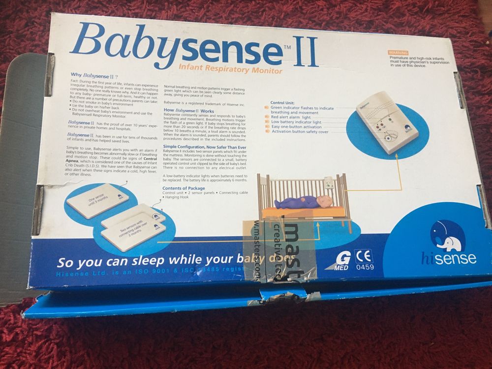 Babysense II hisense monitor oddechu