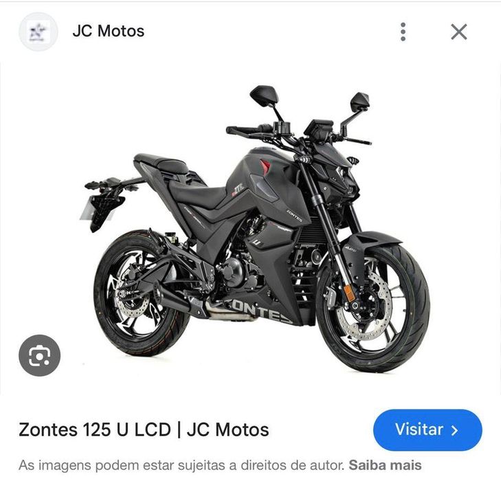 Zontes 125 U LCD - Como Nova! Apenas 3.000 km, IMPECÁVEL!