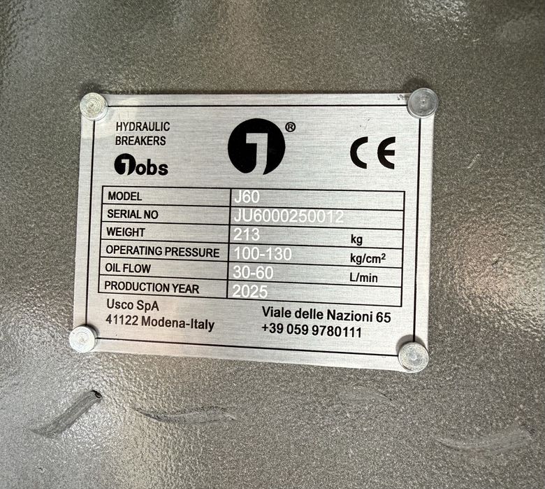 Гідромолот  до мініекскаваторів Jobs S60,S68,Italy,