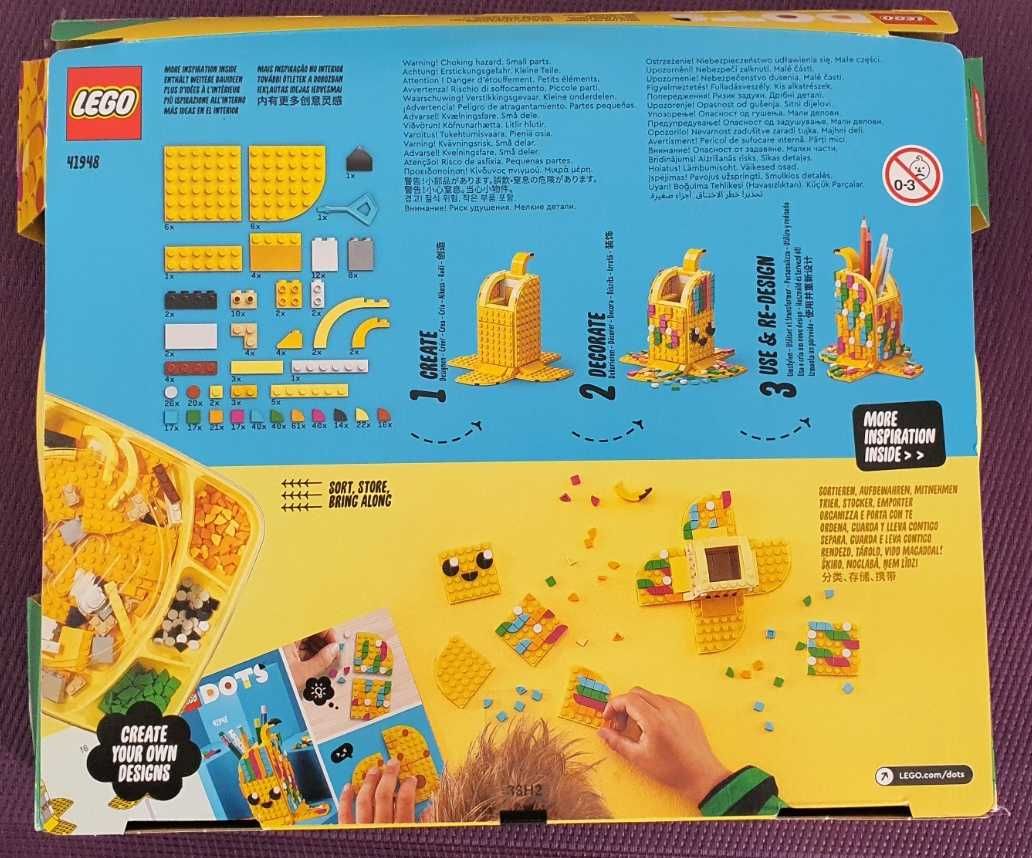 Lego Dots 41948 Uroczy banan — pojemnik na długopisy
