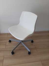 IKEA SNILLE krzesło biurowe obrotowe BIAŁE fotel