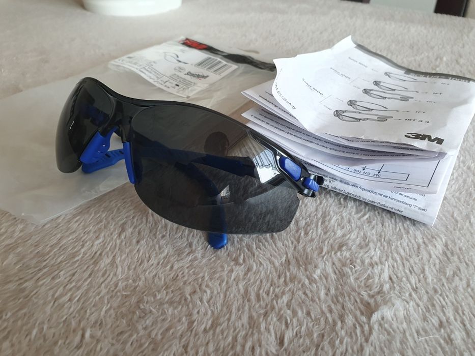 Okulary Ochronne Przyciemniane 3M Solus1000 Okulary Robocze!