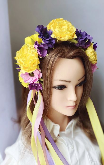 Обруч -вінок ручної роботи