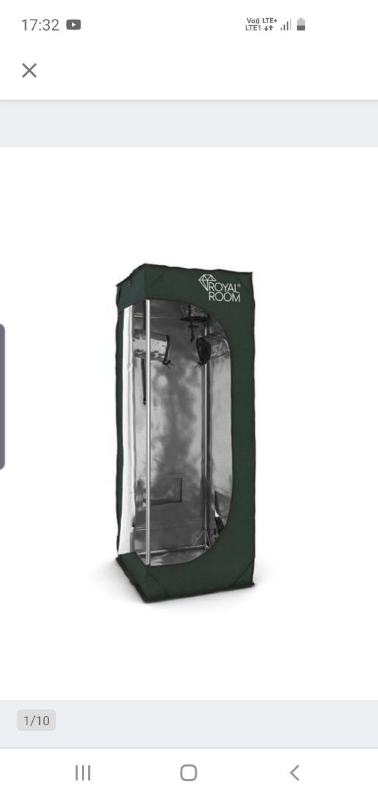 Namiot grow box  40x40x120