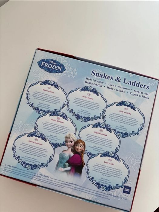 Węże i drabiny gra planszowa Frozen Kraina Lodu