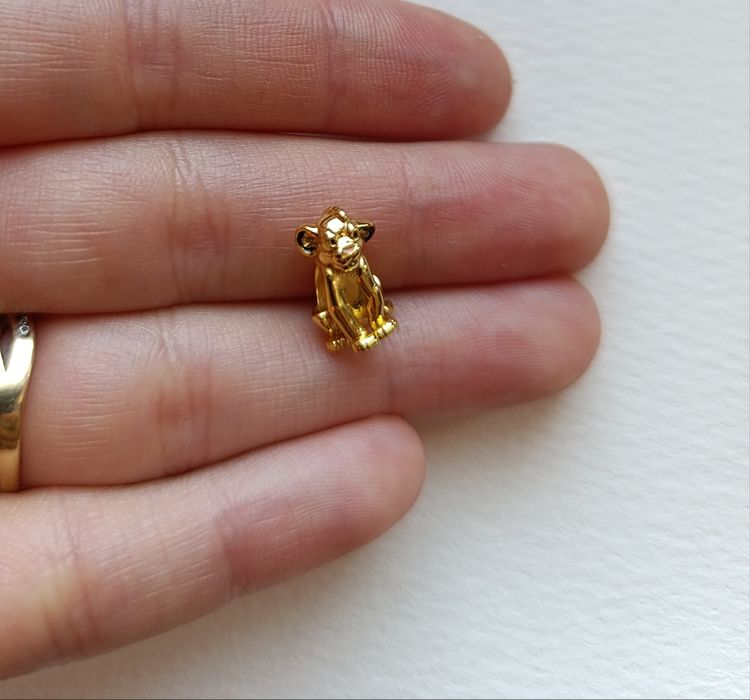 Charms zawieszka srebna Simba Król Lew Disney pasuję do pandora