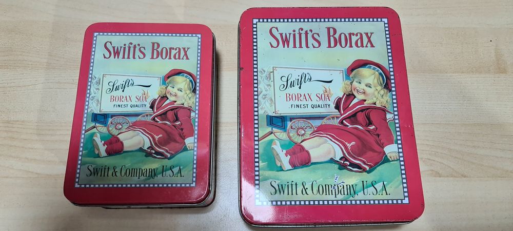 Caixas Antigas Swift''s Borax Soa