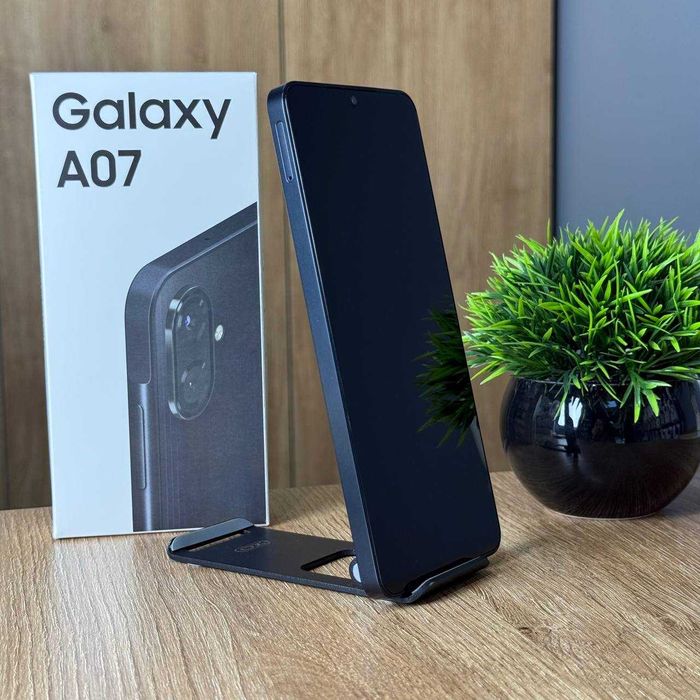 НОВИЙ Мобільний телефон Samsung Galaxy A07 4/128GB Black Смартфон