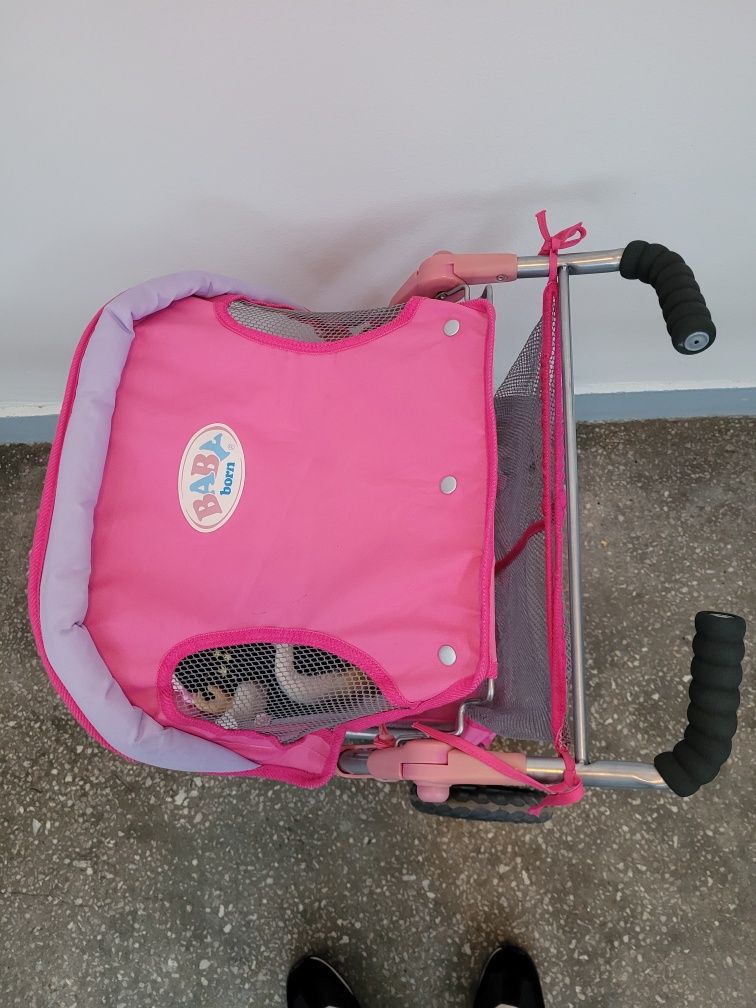 Wózek dla lalek Baby Born używany (podwójny).