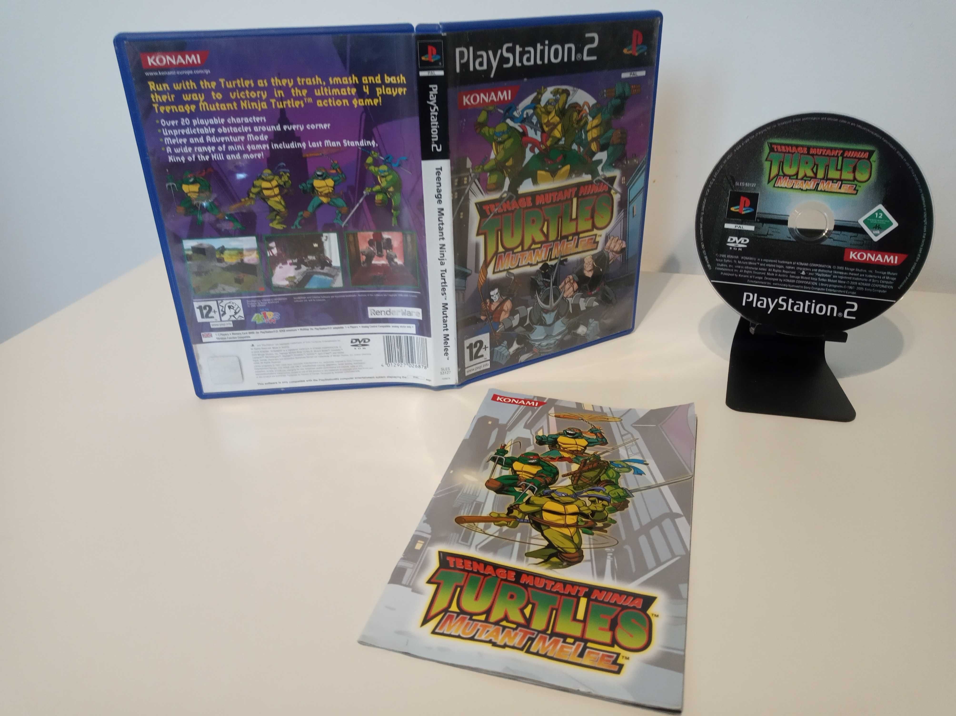 Teenage Mutant Ninja Turtles: Mutant Melee PS2 PlayStation 2 3XA