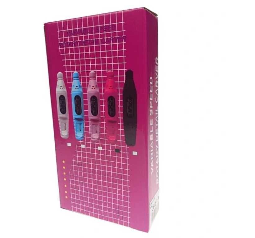 FREZARKA DO PAZNOKCI do manicure pedicure + zestaw frezów frezy kabel