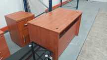 biurko solidne kolor wiśnia 120X70