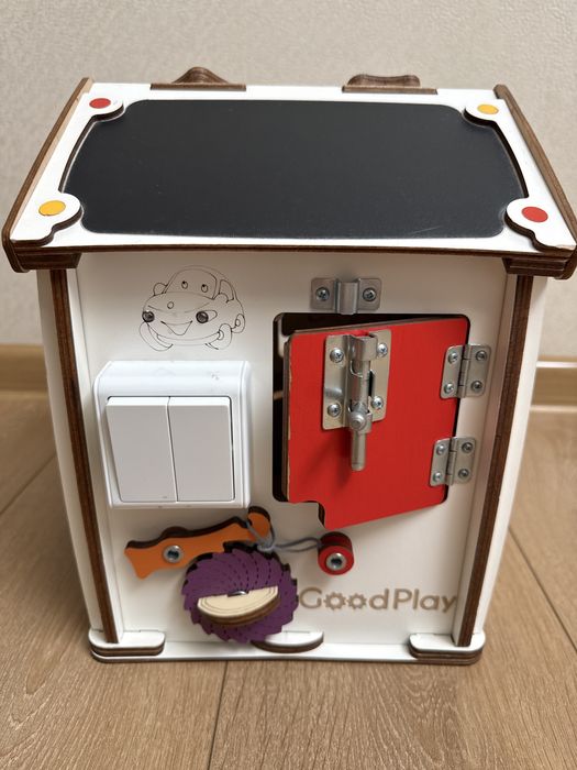 Будиночок розвиваючий/бізікуб 24х24х30 Good Play